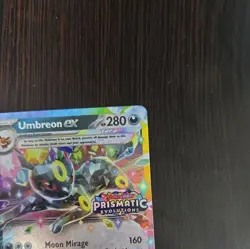 Pokemon Prismatic Evolutions Umbreon ex 60/131 Surprise Box Stamped Promo Opened - Image 4