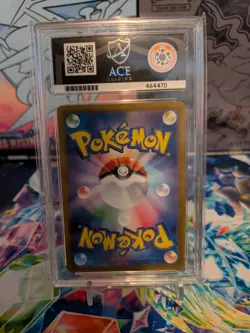 Ace Grading Pokemon TCG Alakazam ex 065/165 Card 151 Holo JP 2023 Gem 10 - Image 2