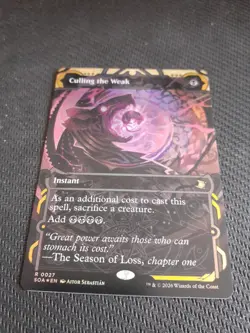 Culling the Weak Secrets of Strixhaven Mystical Archive #27 Rare Foil Showcase - Image 1