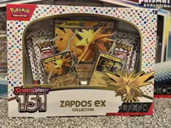 Pokemon TCG Scarlet & Violet 151 ZAPDOS EX Collection Box Factory Sealed - Image 1