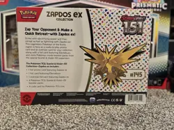 Pokemon TCG Scarlet & Violet 151 ZAPDOS EX Collection Box Factory Sealed - Image 3