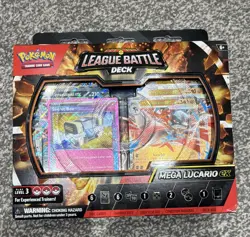 Pokemon TCG League Battle Deck Mega Lucario ex 60-Card Deck English 2024 - Image 1