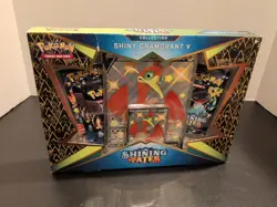 Pokemon TCG Sword & Shield Shining Fates Cramorant V Box Imperfect See Photos - Image 1