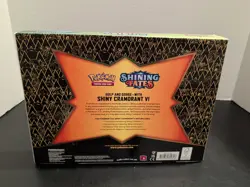 Pokemon TCG Sword & Shield Shining Fates Cramorant V Box Imperfect See Photos - Image 5