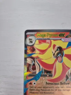 Pokemon TCG Mega Pyroar Ex 015/086 Chaos Rising Double Rare Mega Evolution NM - Image 3