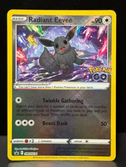 Radiant Eevee SWSH230 SWSH Sword & Shield Promo Promo Holo Pokemon Card NM - Image 1