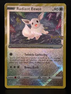 Radiant Eevee SWSH230 SWSH Sword & Shield Promo Promo Holo Pokemon Card NM - Image 2