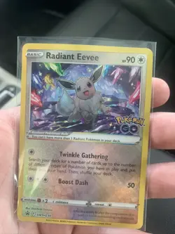 Radiant Eevee - SWSH230 - Pokemon Sword & Shield Promo Holo Rare Card LP - Image 1