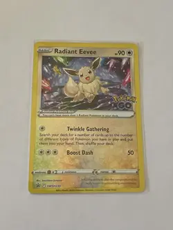 Radiant Eevee NM SWSH230 SWSH: Sword & Shield Promo Pokemon TCG Holo - Image 1