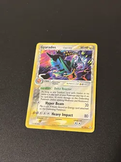 2006 Pokemon Gyarados (Delta Species) 8/110 EX Holon Phantoms Holo Rare - Image 1