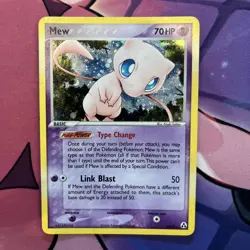 Pokemon Card Ex Legend Maker Mew 10/92 2006 Holo LP-MP - Image 1