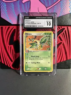 CGC 10 2006 Pokemon Vibrava EX Holon Phantoms 54/110 delta - Image 1