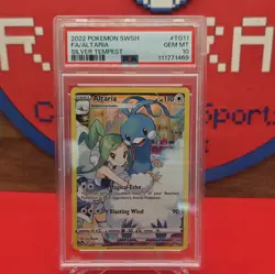 2022 Pokemon SWSH Silver Tempest TG11/TG30 Altaria Full Art PSA 10 Gem Mint - Image 1