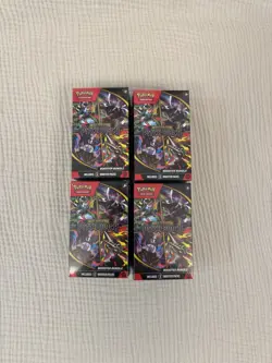 4x Pokemon TCG Mega Evolution Pitch Black Booster Bundle 6 Packs New And Sealed✅ - Image 1