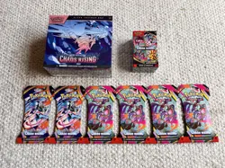 Pokemon TCG Mega Evolution: Chaos Rising ETB + Booster Bundle + 6 Packs – Sealed - Image 1