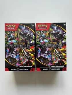 Pokemon TCG Mega Evolution Pitch Black Booster Bundle (6 Packs) - NEW - SEALED - Image 1