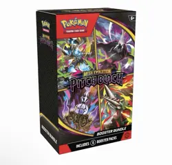 Pokemon TCG: Mega Evolution-Pitch Black Booster Bundle Sealed New (6 Packs) - Image 1