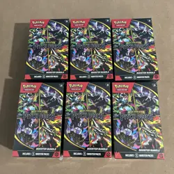 Pokemon TCG Mega Evolution Pitch Black Booster Bundle (6 Packs) (Bulk) Sealed - Image 1