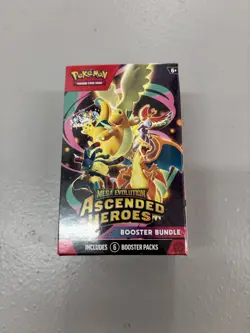 Sealed Pokemon TCG: Mega Evolution Ascended Heroes Booster Bundle (6 Packs) - Image 1
