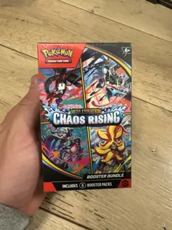 Pokemon TCG Mega Evolution: Chaos Rising Booster Bundle 6 Packs BRAND NEW SEALED - Image 2