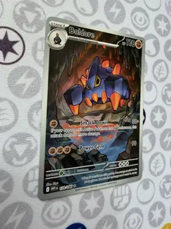 Pokemon Boldore TCG Card 128/086 White Flare English Illustration Rare M/NM - Image 2