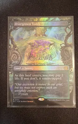 Overgrown Tomb (Borderless) Lorwyn Eclipsed Foil - Image 1