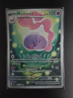 Pokemon TCG Musharna 117/086 Illustration Rare SV10.5: Black Bolt English M/NM - Image 1