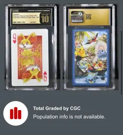 Tokyo Bay Pokemon Center Deck Q Fennekin 2013 JPN CGC 10 Pristine‼ POP 1 - Image 3