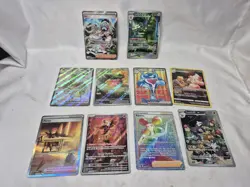 Pokemon Card Lot of 10 ULTRA RARES Full Art EX GX V ETC. RANDOM Sets NM/LP #10 - Image 1