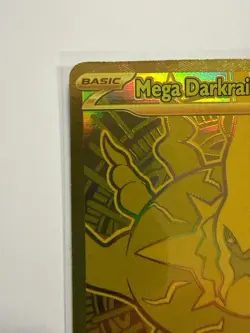 Mega Darkrai EX 120/084 Hyper Rare Gold Full Art Holo Pokemon TCG English 2026 - Image 2