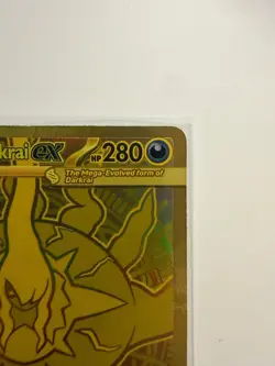 Mega Darkrai EX 120/084 Hyper Rare Gold Full Art Holo Pokemon TCG English 2026 - Image 5