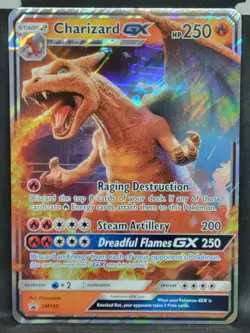 2019 Pokemon Black Star Promo #SM195 Charizard GX Jumbo Detective Pikachu Box - Image 1