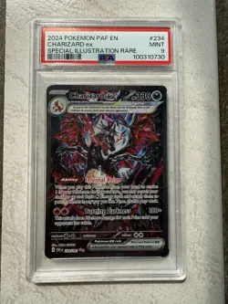 Pokemon TCG Paldean Fates Charizard EX #100310730 PSA 9 Mint - Image 1