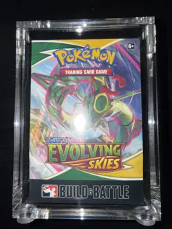 Pokemon TCG Evolving Skies Build And Battle Box Brand New Sealed W/Acrylic Mint! - Image 1