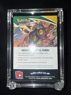 Pokemon TCG Evolving Skies Build And Battle Box Brand New Sealed W/Acrylic Mint! - Image 2
