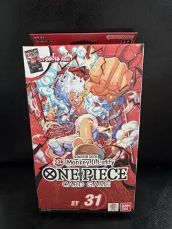 One Piece TCG Red Monkey D Luffy Starter Deck St 31 Sealed - Image 1