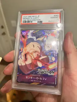 PSA 10 Monkey D. Luffy P-041 One Piece Emotion Exhibition Promo Japanese 2024 - Image 5