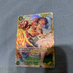 Monkey D. Luffy OP13-118 SEC Secret Rare English FOIL One Piece TCG Card - Image 1