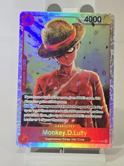 ☠ Monkey D. Luffy OP12-015 One Piece Eng TCG - Legacy of the Master Foil *CLEAN - Image 1