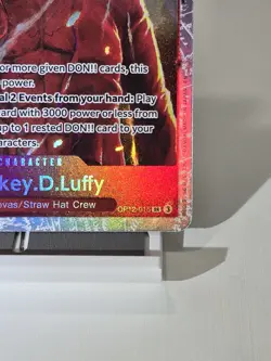 ☠ Monkey D. Luffy OP12-015 One Piece Eng TCG - Legacy of the Master Foil *CLEAN - Image 4