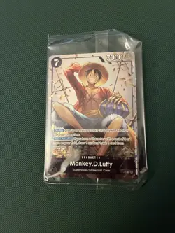 SEALED Monkey D. Luffy P-075 One Piece Promo Foil EN Bandai Tin Pack Set Vol. 2 - Image 1