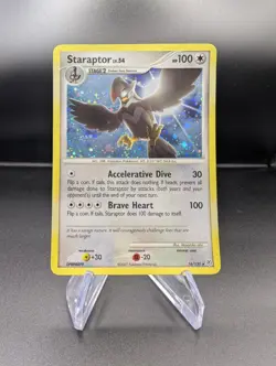 Staraptor 16/130 - Diamond and Pearl Holo - Pokemon TCG - LP - Image 1