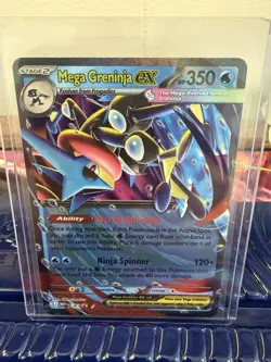 Pokemon TCG Mega Greninja EX Holo Promo 6 Card Lot Frogadier Pawmi Larvitar - Image 2