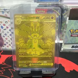 Mega Lucario EX Hyper Gold Rare - 188/132 Pokemon Card Mega Evolution MINT - Image 1