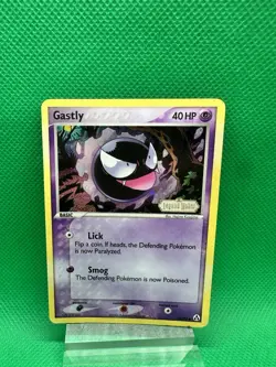 Pokemon TCG Card Gastly 52/92 Holo Stamped EX Legend Maker 2006 - Image 1