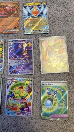Pokemon TCG Phantasmal Flames Illustration Rare Ultra Rare & Ex Card Bundle - Image 2
