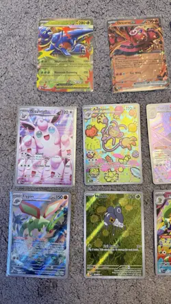 Pokemon TCG Phantasmal Flames Illustration Rare Ultra Rare & Ex Card Bundle - Image 3