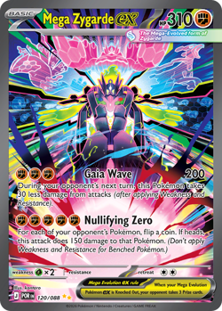 Mega Zygarde ex 120/88 Perfect Order Special Illustration Rare Pokemon TCG Card - Image 1