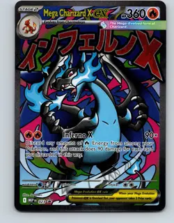 Mega Charizard X ex 023 Holo Promo ME: Mega Evolution Promo Pokemon Near Mint - Image 1
