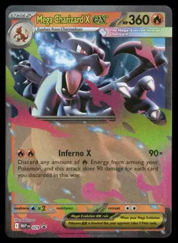 Mega Charizard X ex 029 Holo Promo ME: Mega Evolution Promo Pokemon NM/M - Image 1
